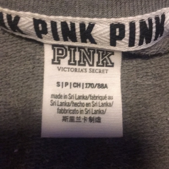 👚Grey PINK sweatshirt with shoulder cutouts. - Picture 2 of 2